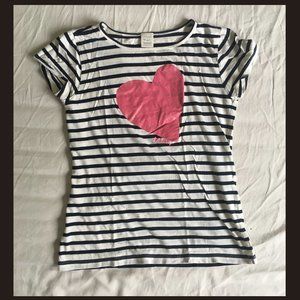 Crewcuts sparkly heart T Shirt size 14.